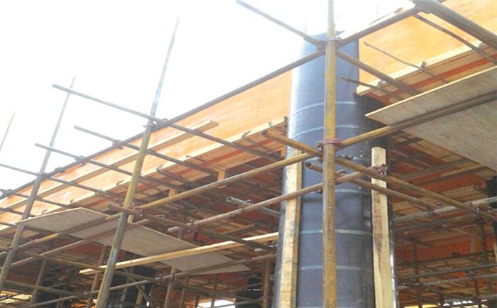 梁柱接合圆形模板